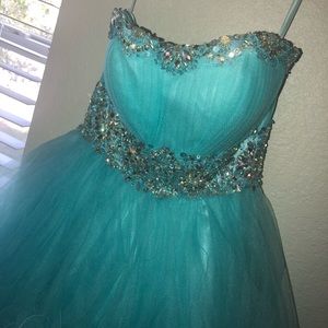 Teal Quince/formal dress